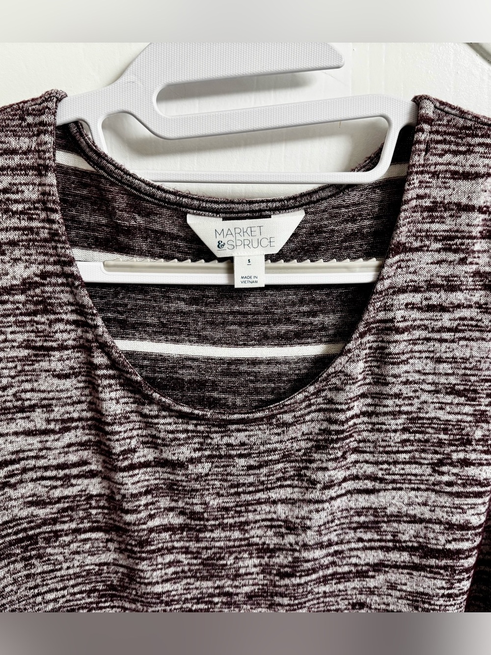 Market & Spruce Space Dye Striped Batwing Knit Top Size Small - Stitch Fix - Picture 3 of 11
